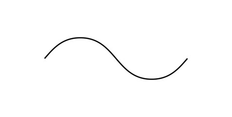 Sinusoidal Wave Signal. Sine Wave. Trigonometric Sine Function.