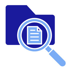 Data Discovery  Icon Element For Design
