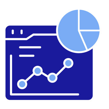 Visualization  Icon Element For Design
