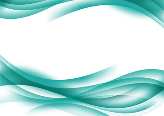MODERN FRAME BORDER BLUE TOSCA WAVE ABSTRACT BACKGROUND DESIGN