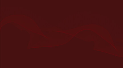 Flowing red lines on deep red background abstract