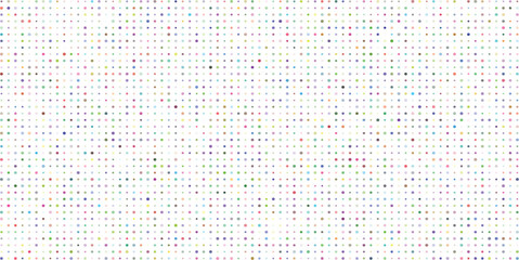 Colorful abstract dot pattern background design with varied shapes and pastel colors for creative applications