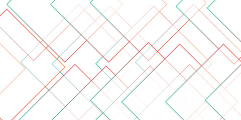 Colorful geometric lines abstract pattern on white background ideal for modern design concepts and digital backgrounds