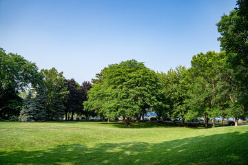 View of Coronation Park in Oakville.