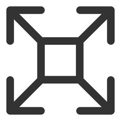 Simple Modern Outline Icon - UI Icon Outline icon for Button