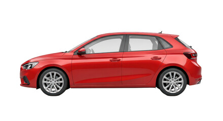 Obraz premium Red sports car isolated