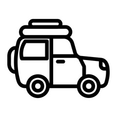 car traveling icon