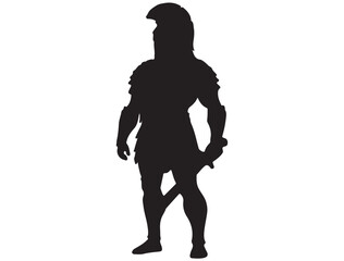GREEK WARRIORS SILHOUETTE