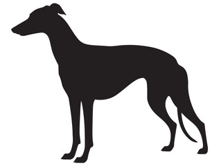 GREYHOUND DOG SILHOUETTE