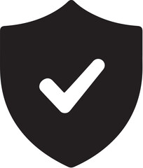 Shield with Check Mark Security Symbol a Representation of Protection Assurance and Reliability Safeguarding Information and Demonstrating Trustworthiness