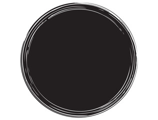 GRUNGE CIRCLE SILHOUETTE