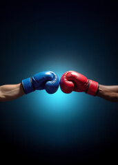 권투, 권투 글러브, 스포츠, 운동, 컨셉, 대결, 흑과 백, 선과 악, 싸움, 운동선수, 노력, 도박, 베팅