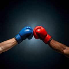 권투, 권투 글러브, 스포츠, 운동, 컨셉, 대결, 흑과 백, 선과 악, 싸움, 운동선수, 노력, 도박, 베팅