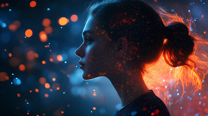 Futuristic Glass and Water Molecular Designs: A Conceptual Exploration of Advanced Skincare and Cosmetic Innovation, Blending Organic Patterns, Bioluminescence, and Minimalist 3D Aesthetics