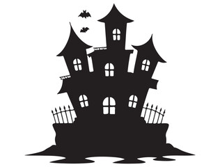 HAUNTED HOUSE SILHOUETTE