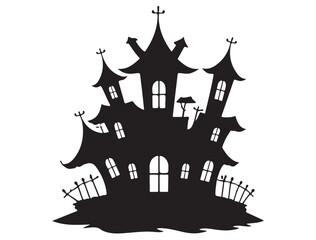 HAUNTED HOUSE SILHOUETTE