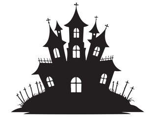 HAUNTED HOUSE SILHOUETTE
