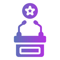 podium Gradient icon