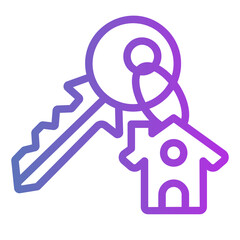 key Gradient icon