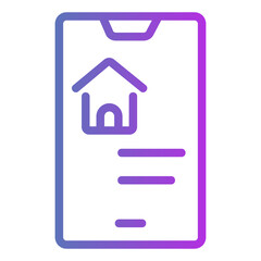 smartphone Gradient icon