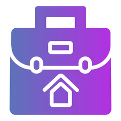 briefcase Gradient icon