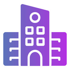 building Gradient icon