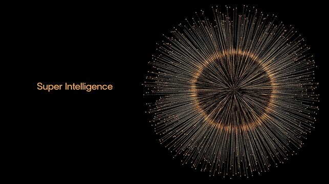 An AI agent acts as a virtual assistant, for support as an AGI artificial general intelligence representative symbolizing agentic robot autonomy, and humanoid superintelligence technology