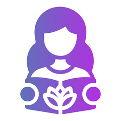 Obraz premium book Gradient icon