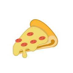 pizza slice template. Pizza Slice Sign Emoji Icon Illustration. Fast Food Vector Symbol, Emoticon Design, Clip Art, Sign, Comic Style. pizza slice vector. pizza on white background. 