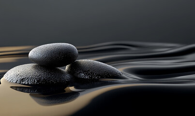 3D abstract visuals and futuristic elements isolated on black, designed for versatile commercial use across technology, minimal, sci-fi, and eco concepts