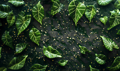 3D abstract visuals and futuristic elements isolated on black, designed for versatile commercial use across technology, minimal, sci-fi, and eco concepts