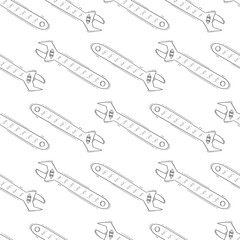 construction pattern. doodle construction seamless pattern. construction tool background