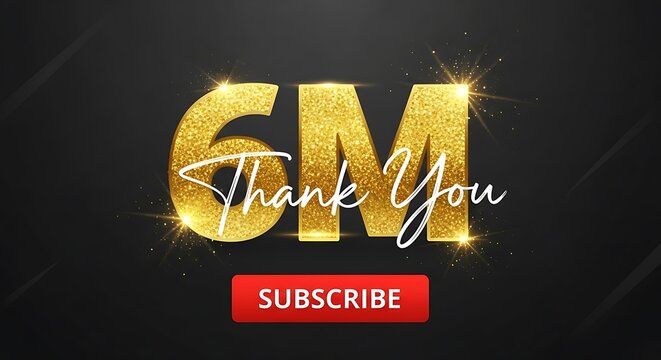 Gold 6m thank you with subscribe button