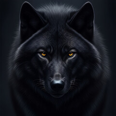 yellow-eyed wolf