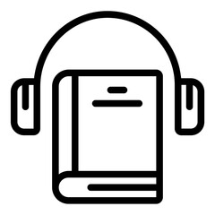 Audiobook Outline Icon