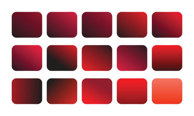 Red Color Palette Collection – Premium Red Color Palette Collection Solid Reds, Red Gradient Swatches, Dark & Light Red Shades, Vibrant Red Color Schemes.