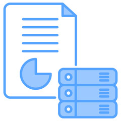 Sever Report Blue Icon
