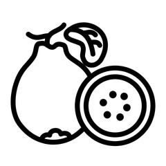guava fruit icon 