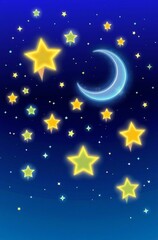 night sky with stars