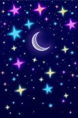 night sky with stars