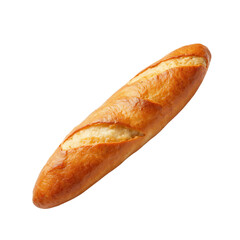 Golden Brown Baguette Freshly Baked with Crispy Crust and Soft Interior