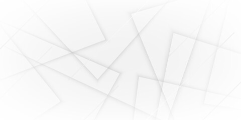 Abstract Background With White Color. Modern Simple White Grey Abstract Background Presentation Design.