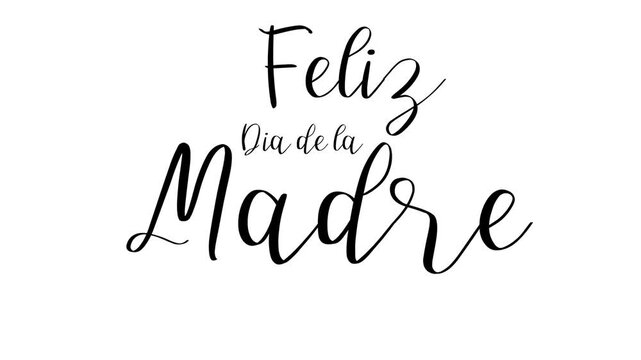 Feliz diadelamadre stylish feliz da de la madre mothers day greeting card.