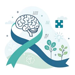 illustration of a brain