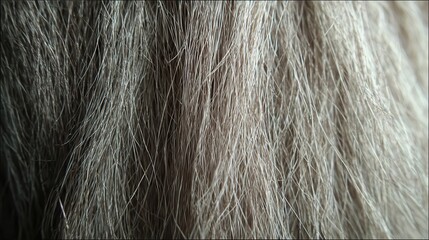 Fototapeta premium Close-up view of a textured gray fur.