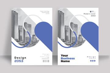 Corporate cover design template in A4. Can be used for Brochure, Annual Report, Magazine, Flyer, Poster