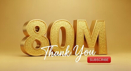 80 million subscribers thank you celebration