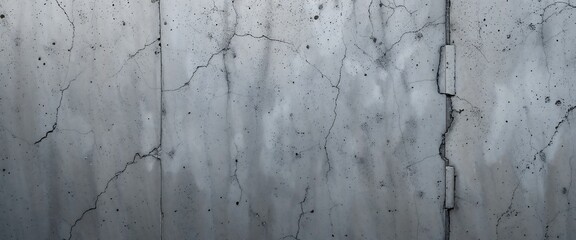 Aged, cracked concrete wall with visible wear and texture details.