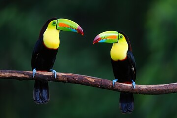 Fototapeta premium toucan on a branch