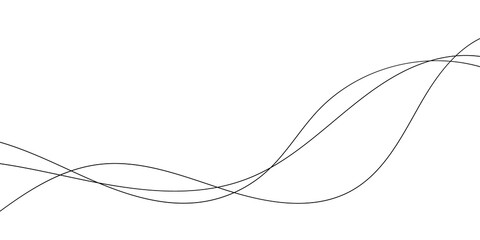 Abstract Waveform Dot Swirls on White	